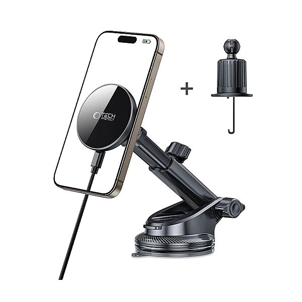 Tech-Protect Mm15W-V10 Magnetic Magsafe Dashboard & Vent Car Mount Wir