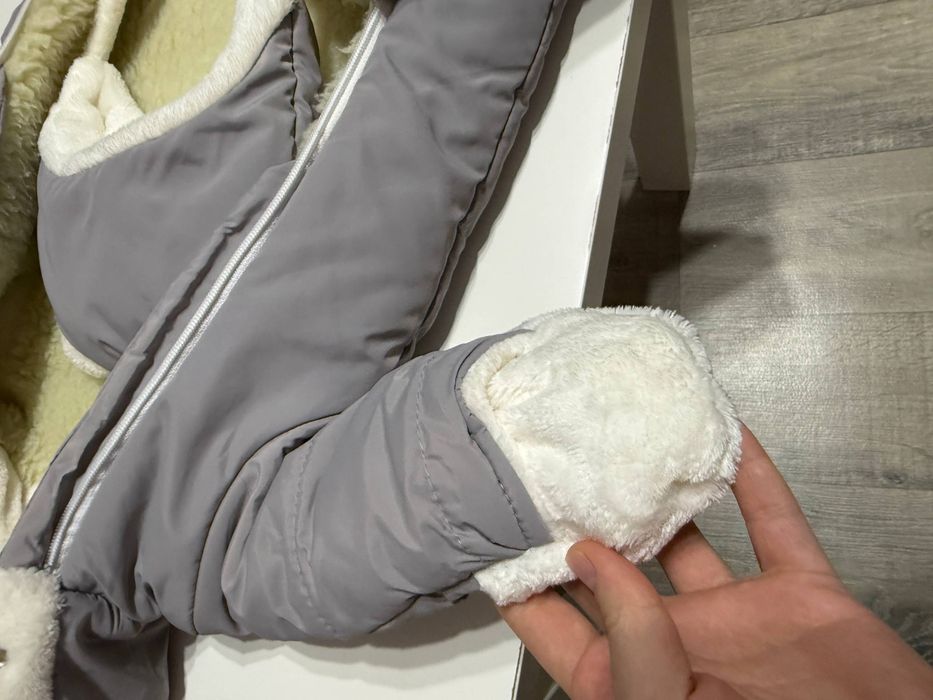 Комбінезон конверт зимовий 0-6