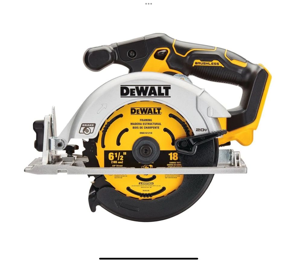 Акумуляторная бесщеточная циркулярная пила DEWALT DCS565B 165мм 20v