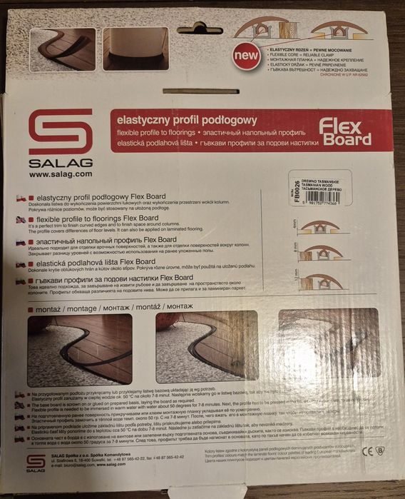 LISTWA progowa przypodłogowa dylatacyjna