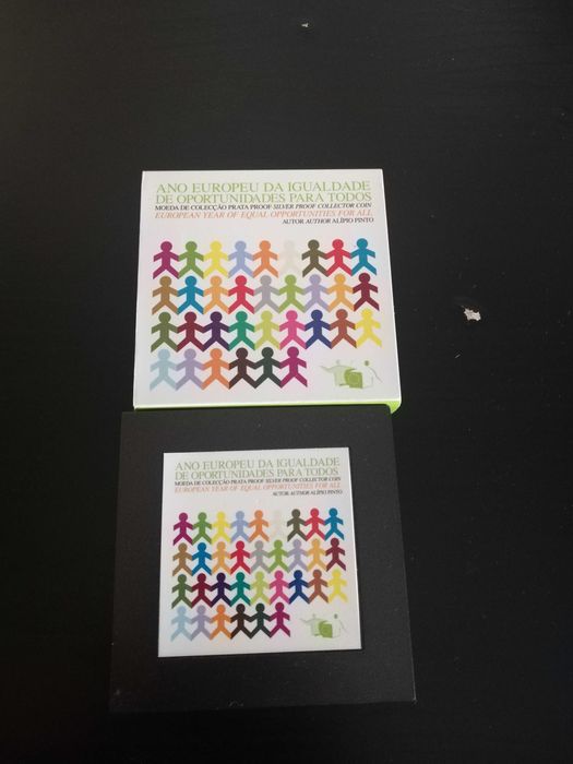 MOEDA PROOF 5€ Ano Europeu da Igualdade de Oportunidades para Todos