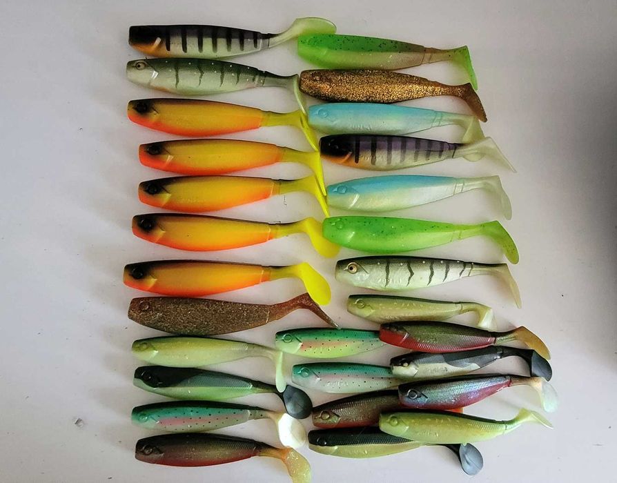 Zestaw Gum Spinningowych Gunki G BUMP duże rozmiary 28 sztuk