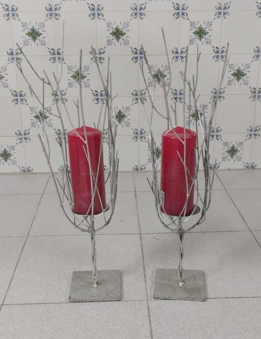 2x Suporte vela alta