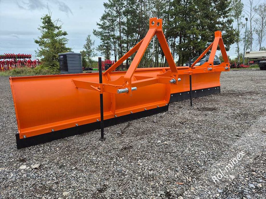 Wzmocniony Pług do śniegu na podnośnik Kuboty C330 C360 Transport