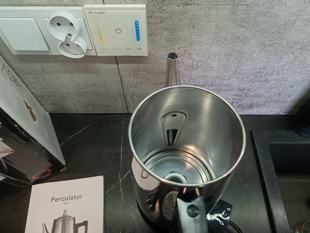Oryginalny skandynawski perkolator Basic C3 zaparzacz