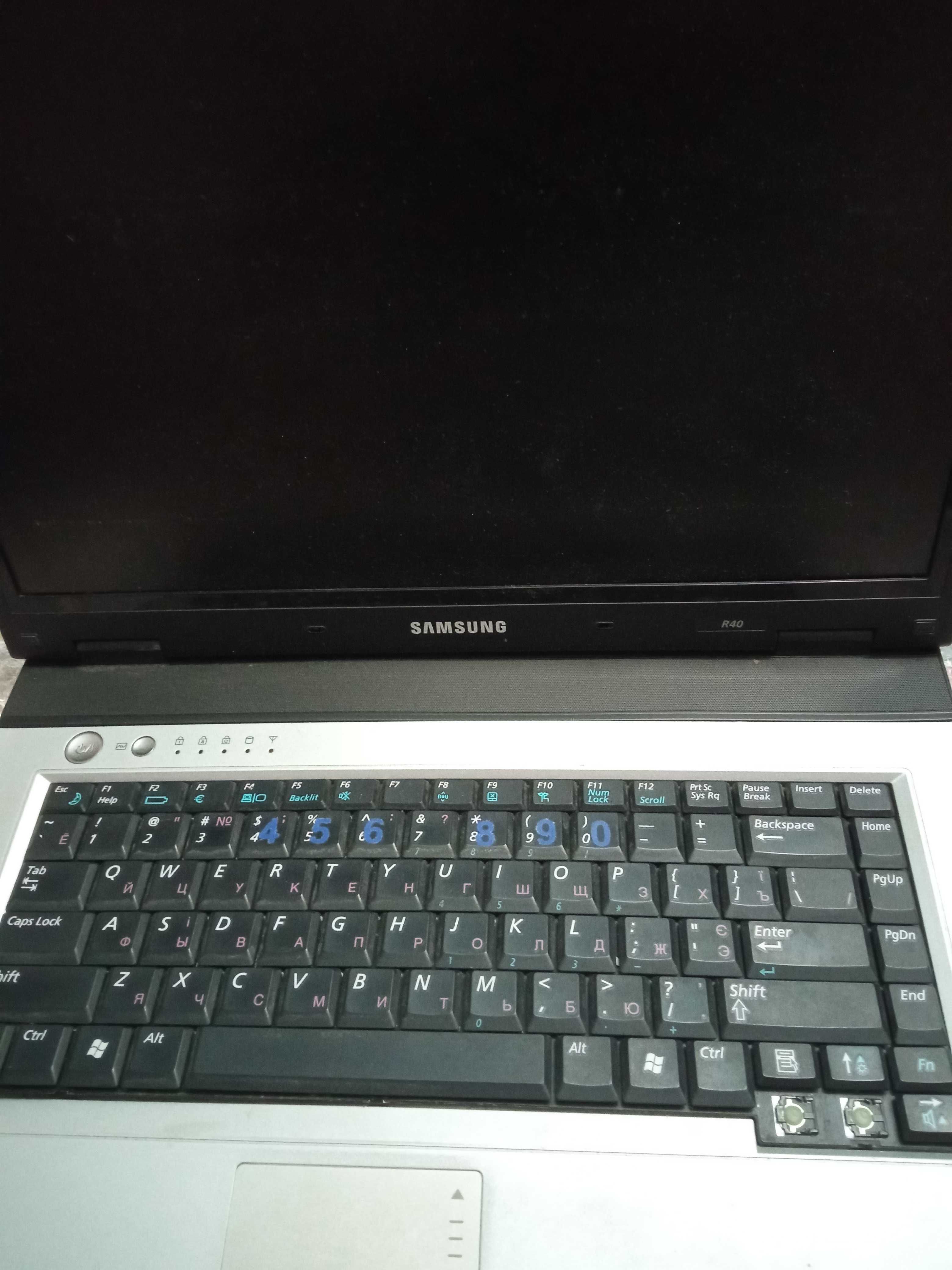 Ноутбук Samsung R40 на запчасти одним лотом