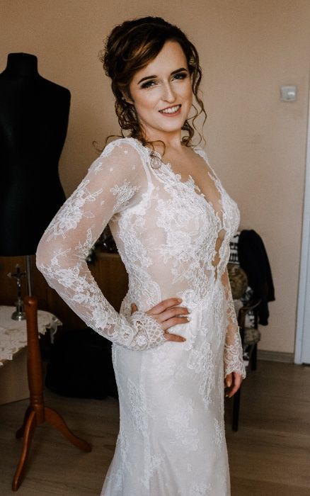 Wyjątkowa suknia ślubna Vanilla Sposa 1855 + długi welon gratis