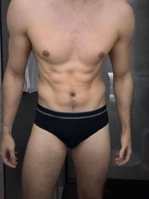 Męskie slipy czarne