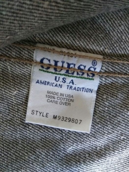 Джинсова куртка GUESS XL Оригінал з США. Гесс сіра Made in USA