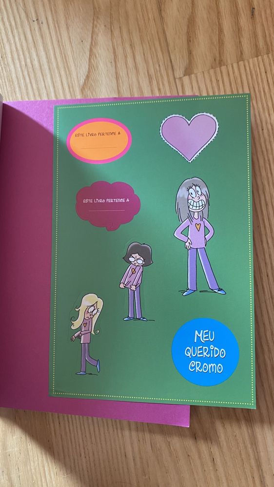 2 livros da coleção meu querido cromo