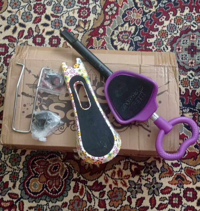 Дитячий самокат 5 в 1 з батьківською ручкою