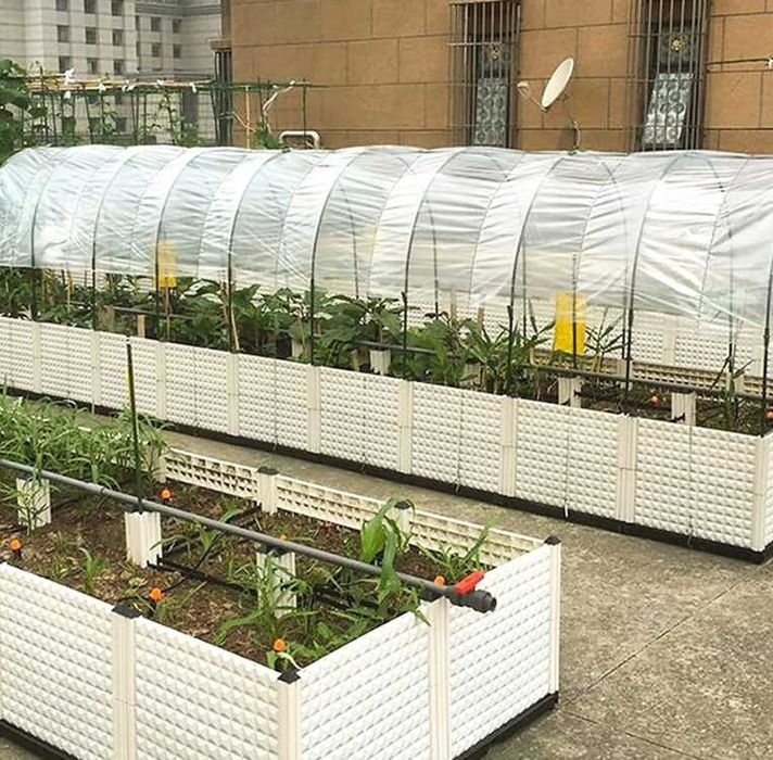 2x10m PLANDEKA PRZEZROCZYSTA - Szklarniowa Ogrodowa Bardzo gruba folia