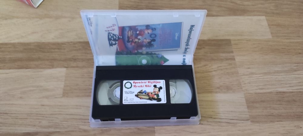 Kaseta VHS, bajka, Opowieść Wigilijna Myszki Miki, Walt Disney