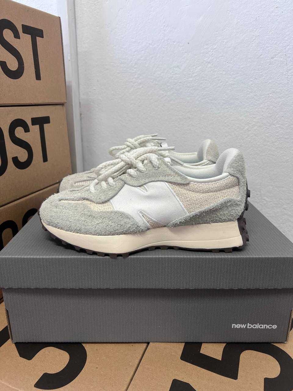 Кроссовки New Balance 327 beige laces / Нью беленс 327 бежевые 38 39