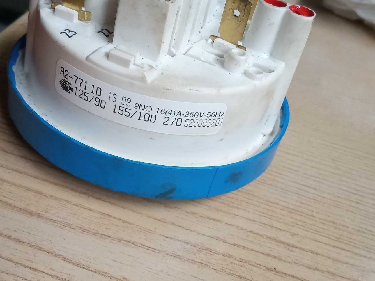 Pressostato seminovo de 2 níveis.