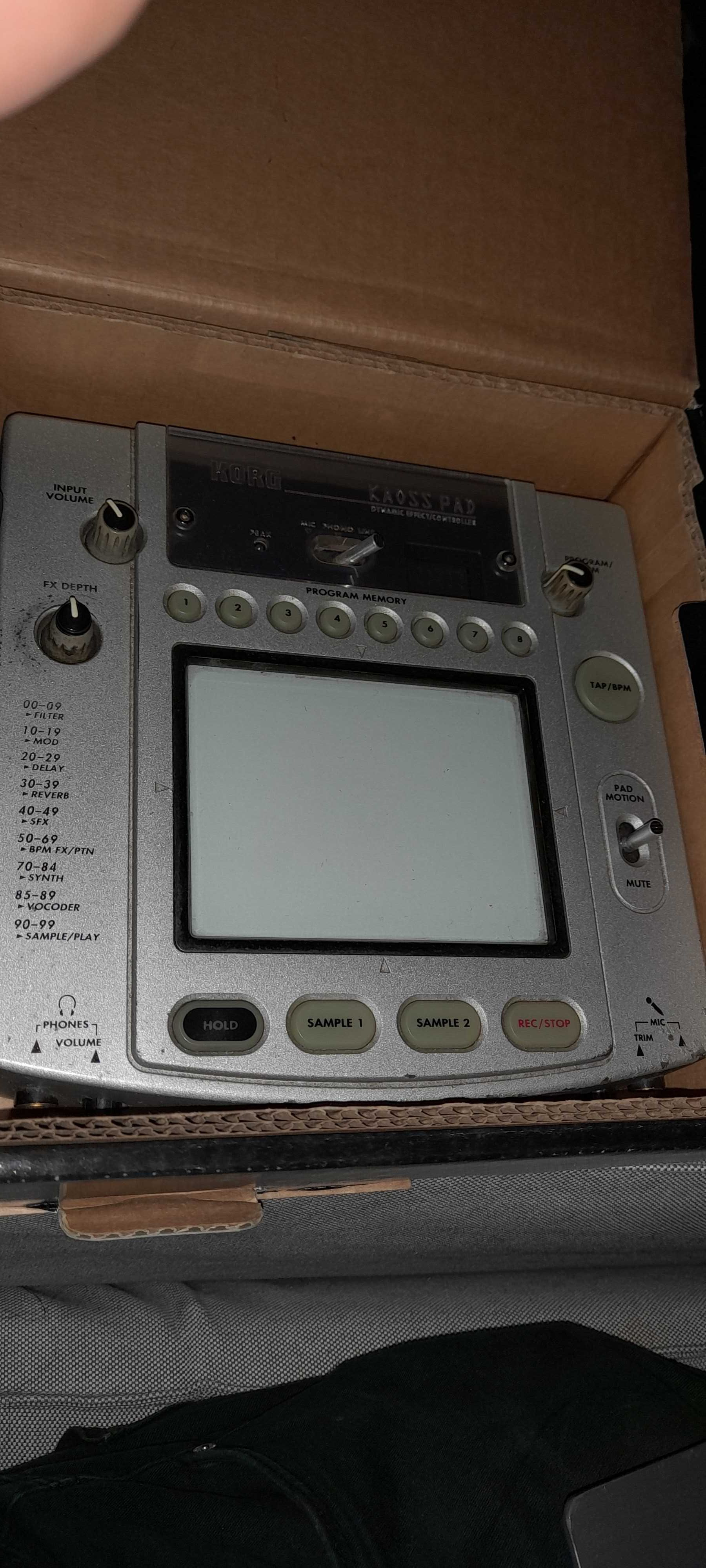 Korg Kaoss Pad KP2 em muito bom estado