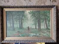 картина Ивана Шишкина «Дождь в дубовом лесу»