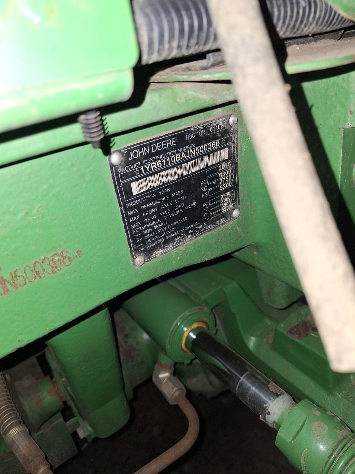 Трактор Джон Дір 6110B, JOHN DEERE 6110B, наробіток 3200 м/г, 2018 р.в