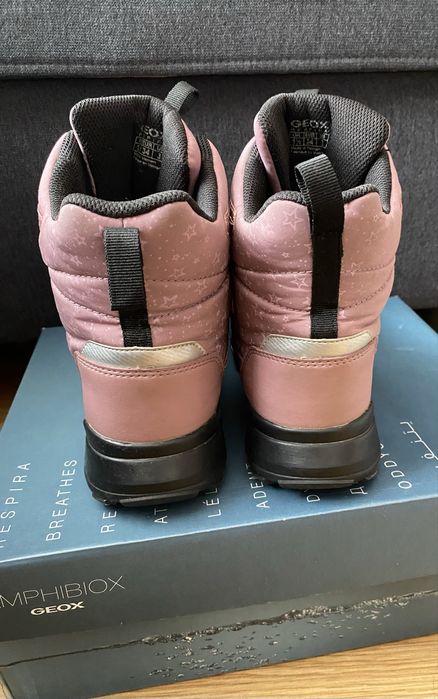 Дитячі зимові черевики, чоботи Geox J Trekkyup Girl B Ab