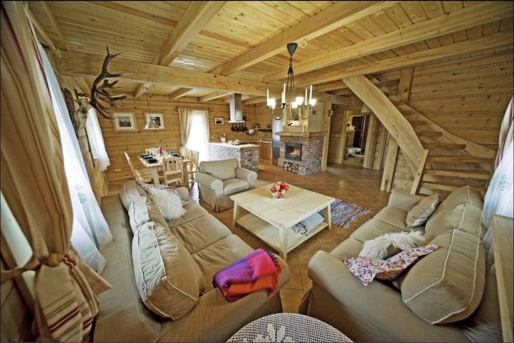 Domy z bali do wynajęcia. Bania. Beskidy.