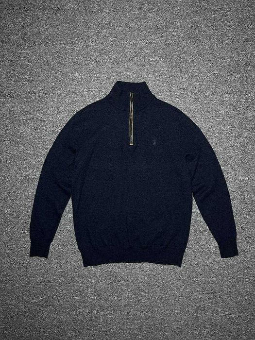 Жіноча кофта пуловер 1/4 zip RALPH LAUREN - 100% MERINO Wool - M