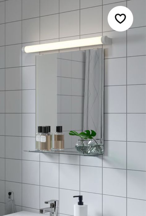 Espelho de Casa de Banho com Prateleira