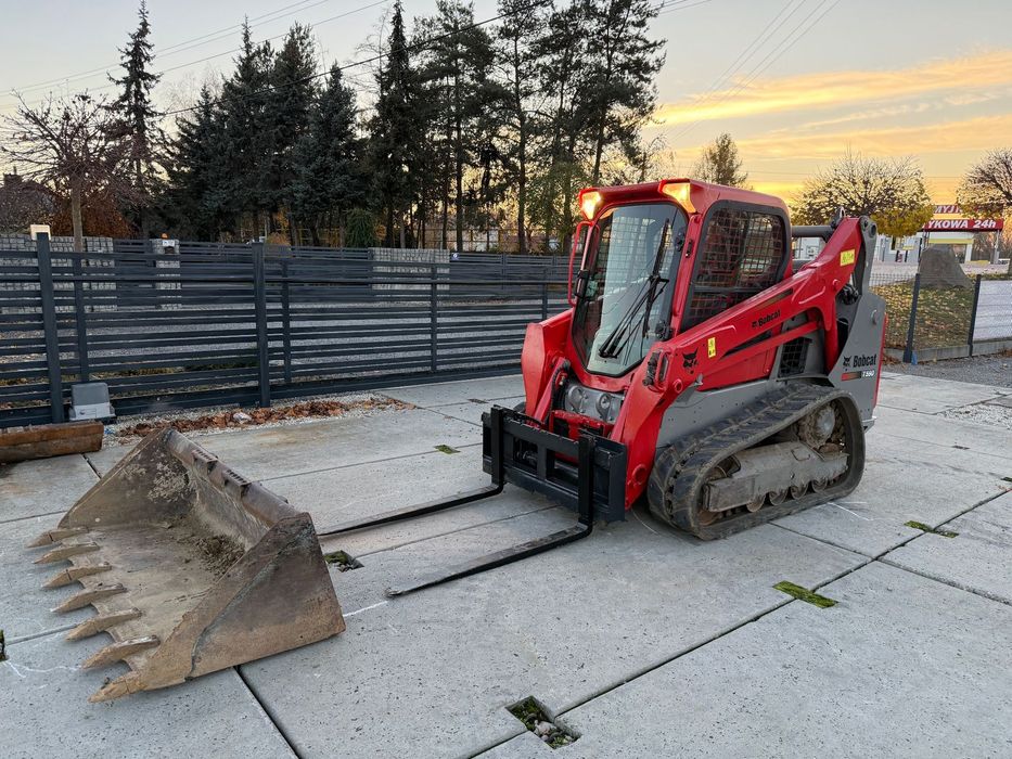 Bobcat T590  2017 rok 1778 mth łyżka + widły gąsienicowa ładowarka S300 s250 JCB CA