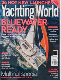 Magazyn Yachting World 09/23 Nowe jachty żeglarze łódki testy Bluewate