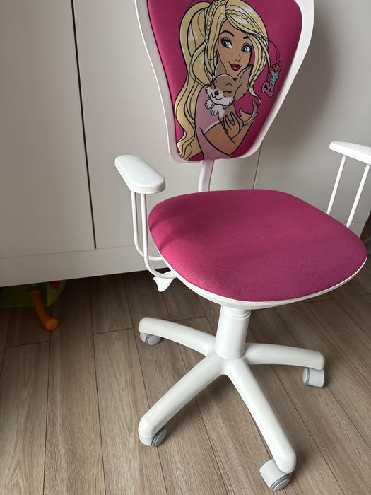 Fotel obrotowy dzieciecy Barbie