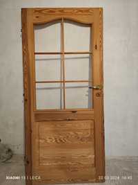 Drzwi drewniane, bez szyb