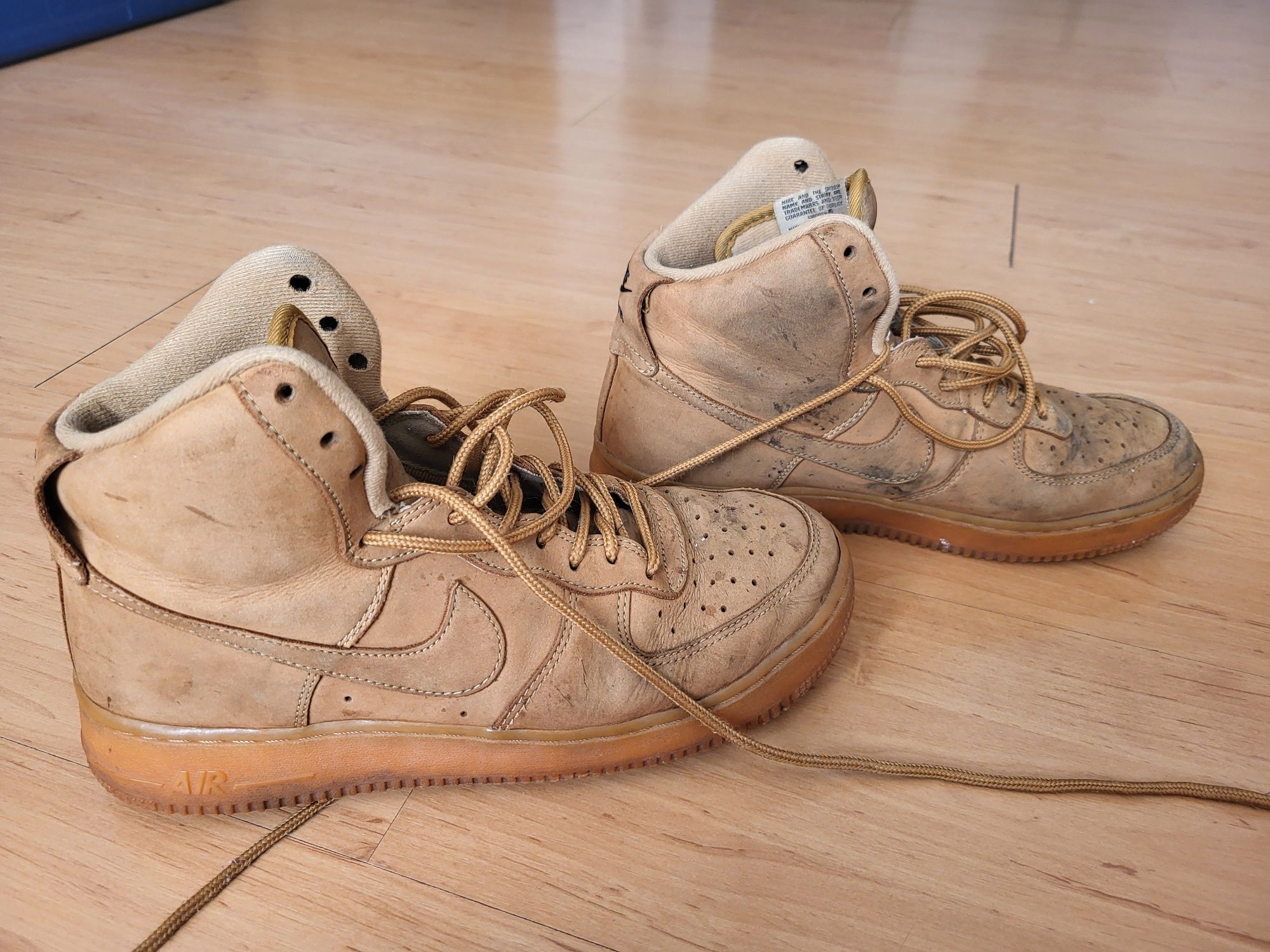 Nike air force 1 high Iv8 3 miodowe karmelowe za kostkę Low