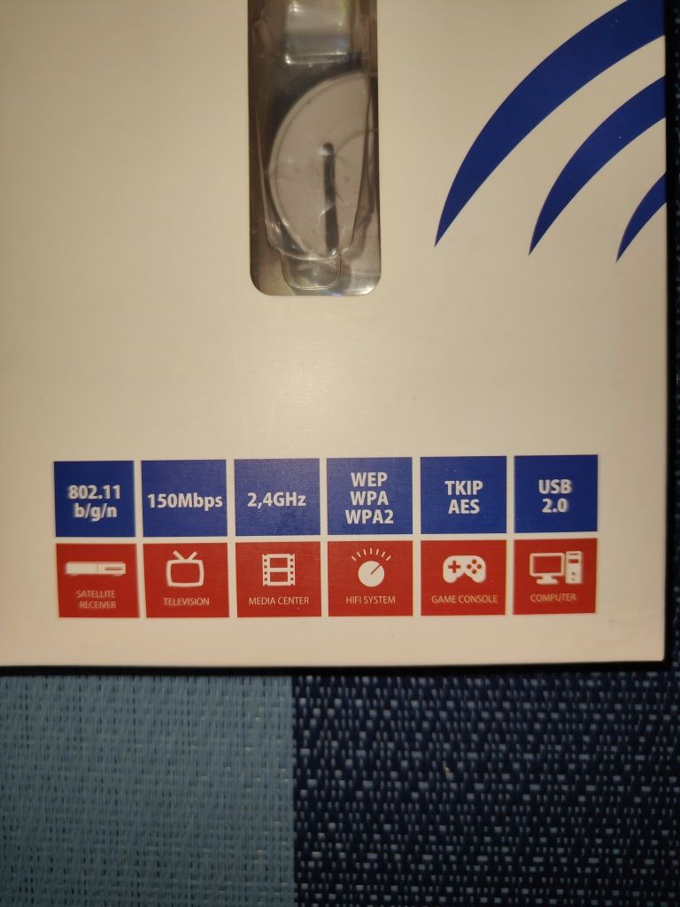 CRYPTOBOX AB WI FI Adapter do dekodera Sat CryptoBox AB Adapter WI-FI