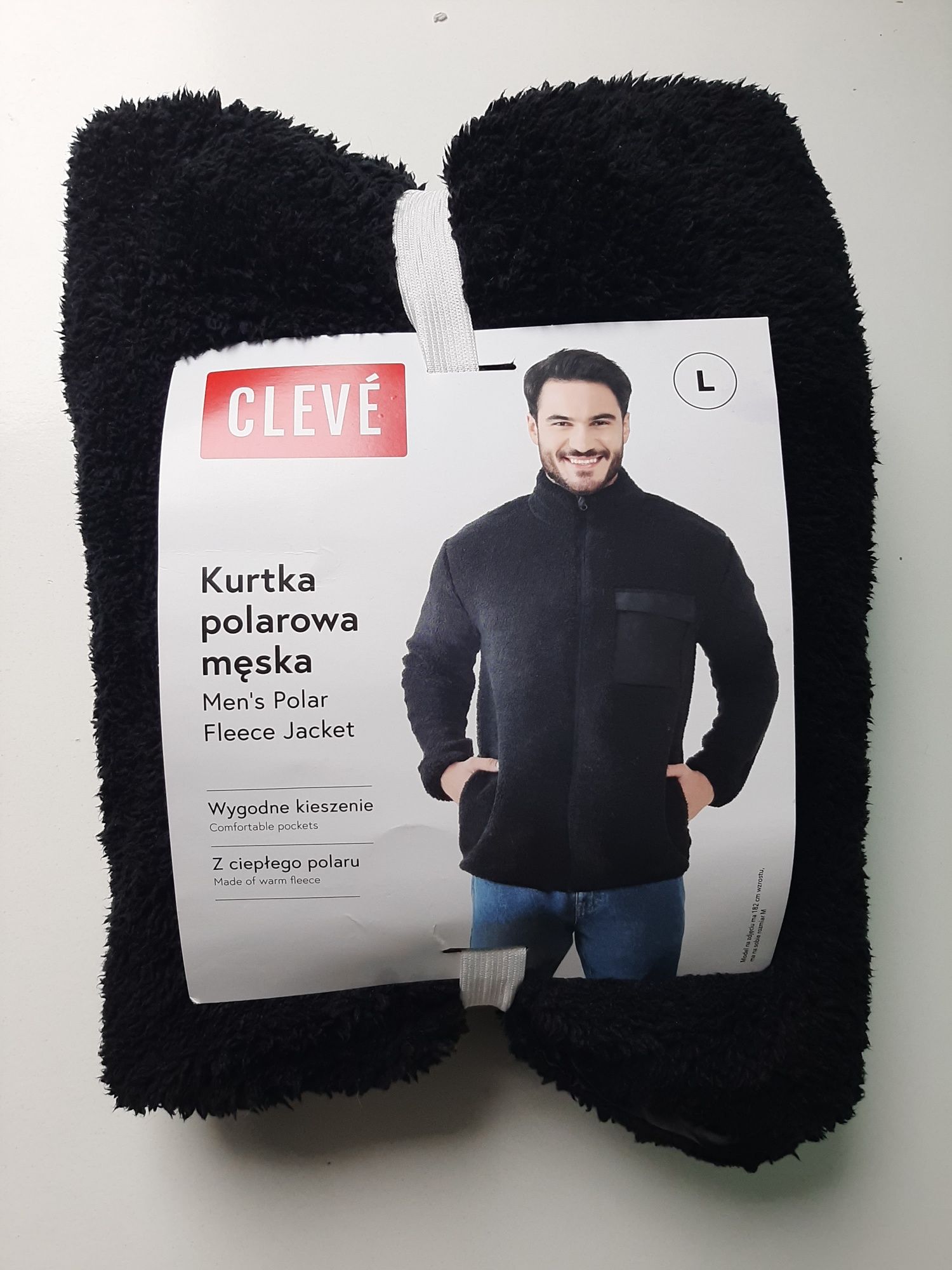 Kurtka bluza męska baranek ala sherpa L