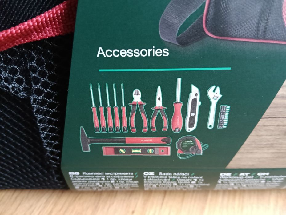 Torba narzędziowa z zestawem podstawowych narzędzi Paekside