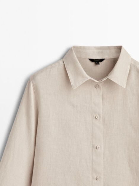 Лляна сорочка Massimo Dutti original