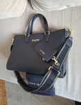Tommy Hilfiger Joy Satchel Bag granatowa, Midi