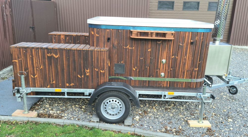 Wynajem Jaccuzi mobilne na przyczepce lekkiej. Gratisy