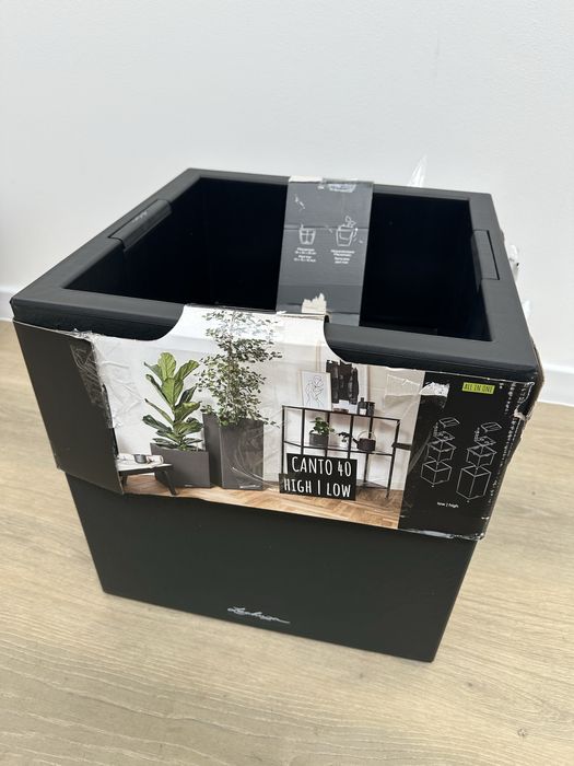 Donica Lechuza Canto 40 stone doniczka z systemem nawadniania