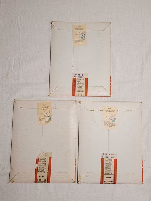 3 Papiery fotograficzne FOTON Fotonbrom 18x24 25 sztuk - zaplombowane