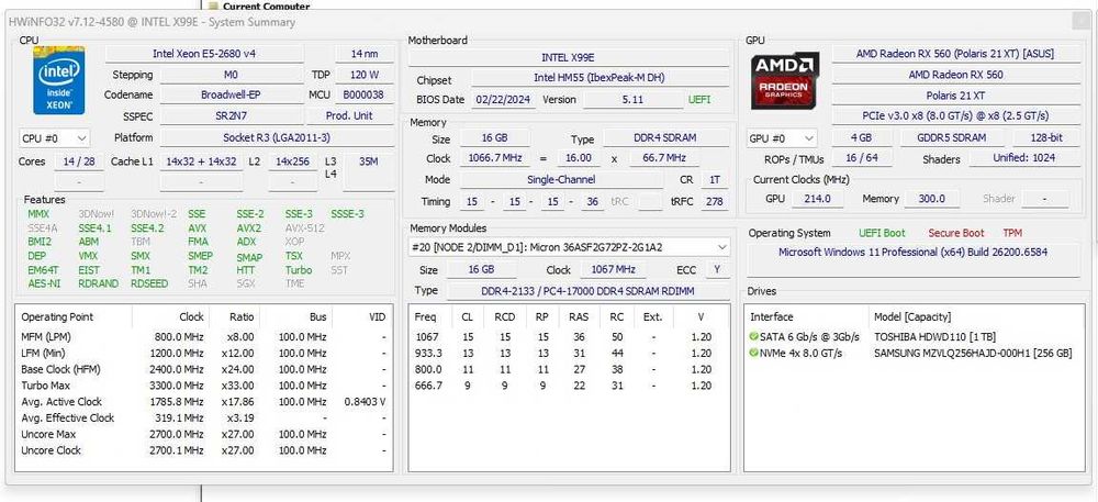 Torre Desktop Gaming Xeon