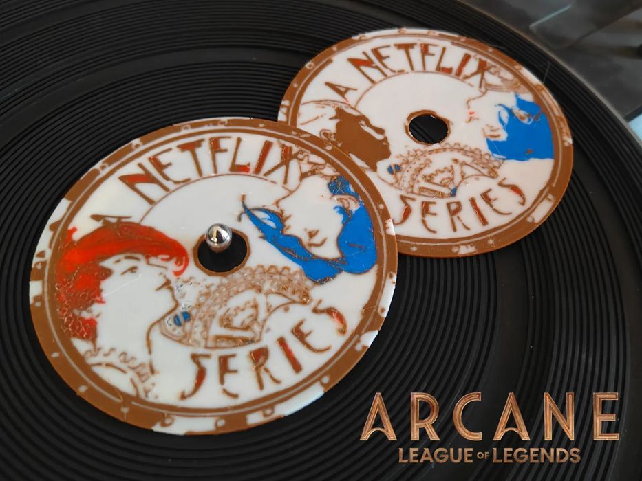 Disco de Vinil Arcane (Jinx e Vi)