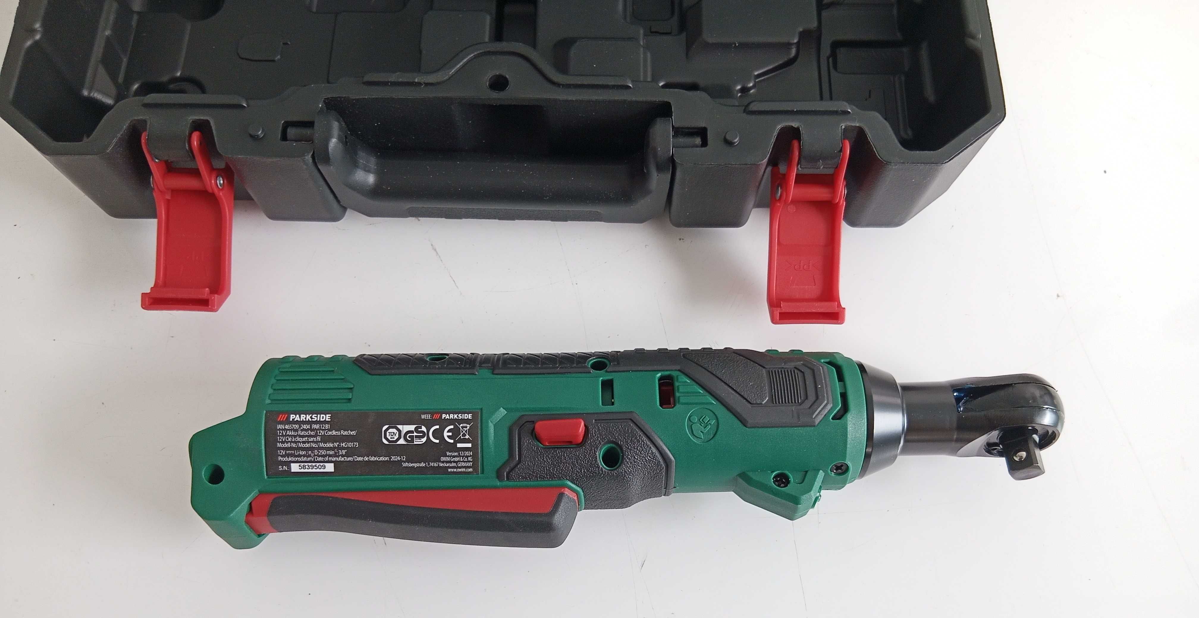 Grzechotka Akumulatorowa Parkside PAR 12 B1 12V + walizka