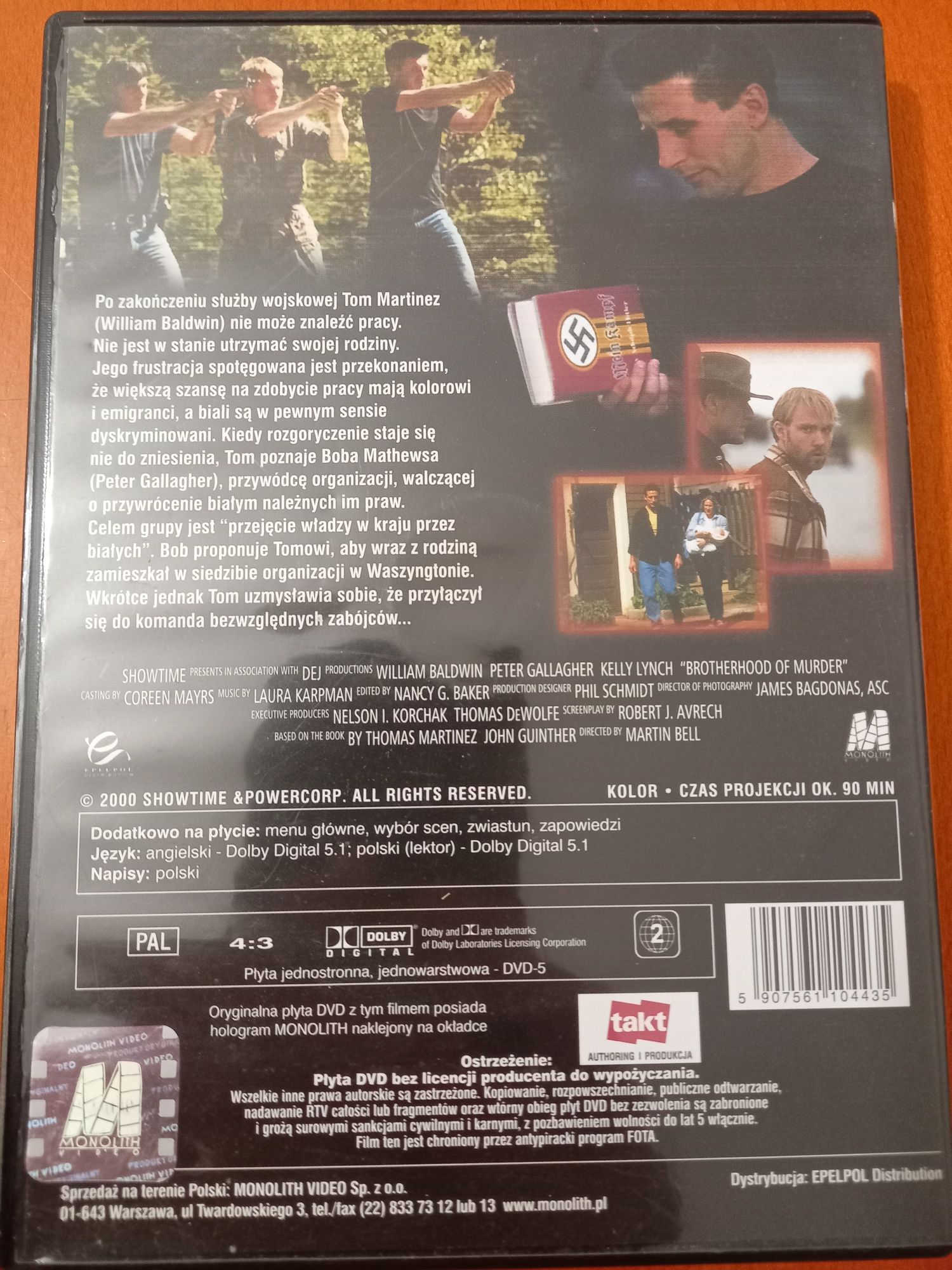 Braterstwo Zabojców DVD Video