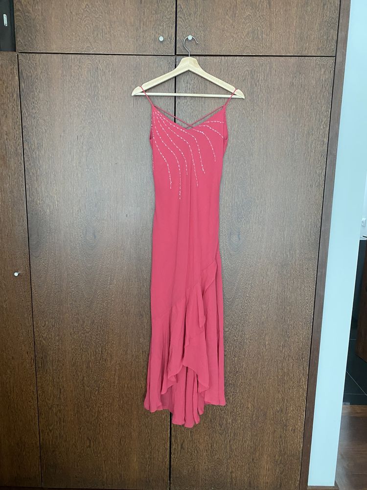 Vestido cor de rosa