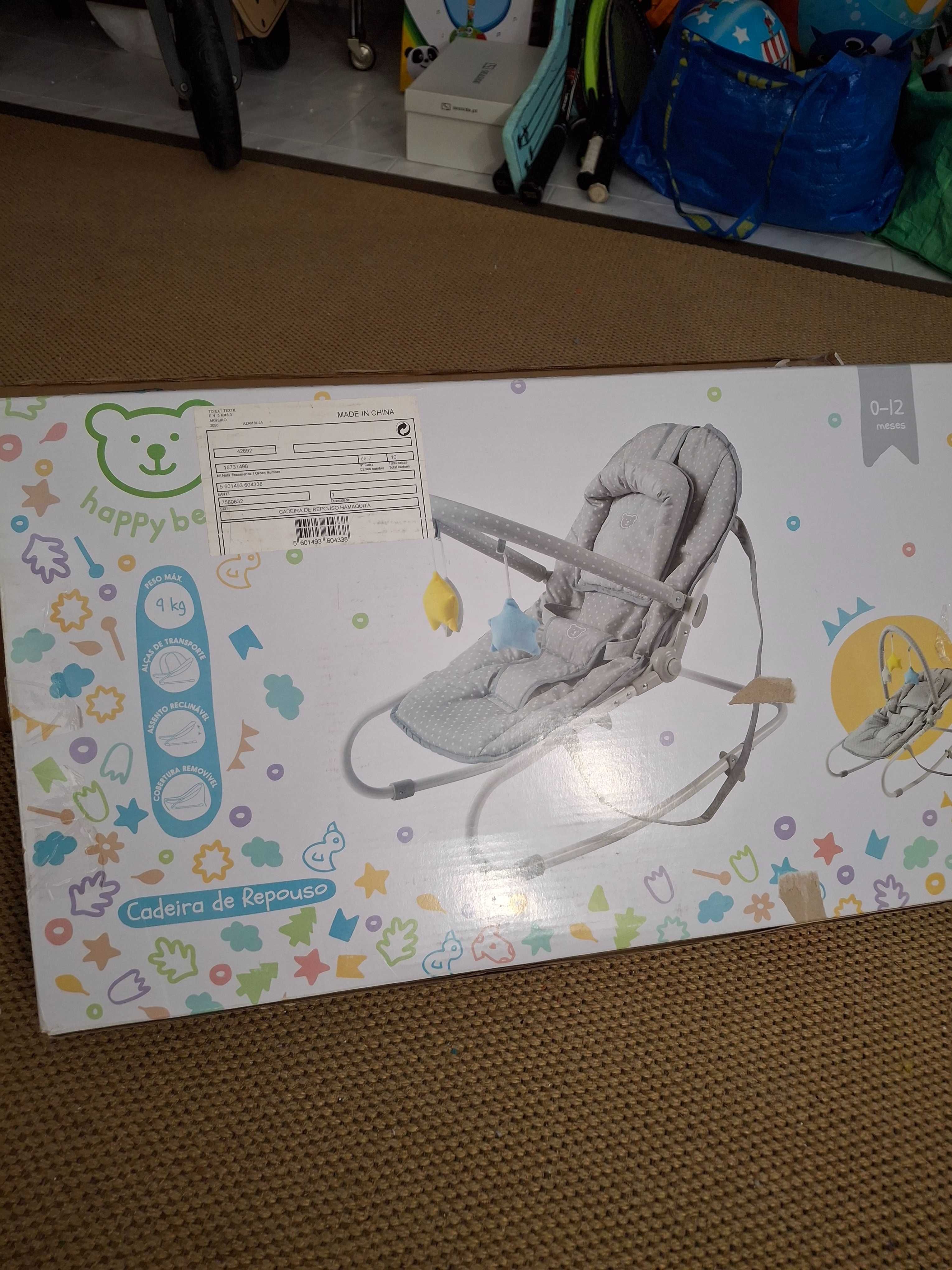 Parque infantil+cadeirinha baloiço como novos