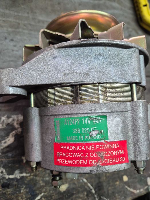 Alternator Elmot A124F2-14V-44A  polonez, żuk, nysa