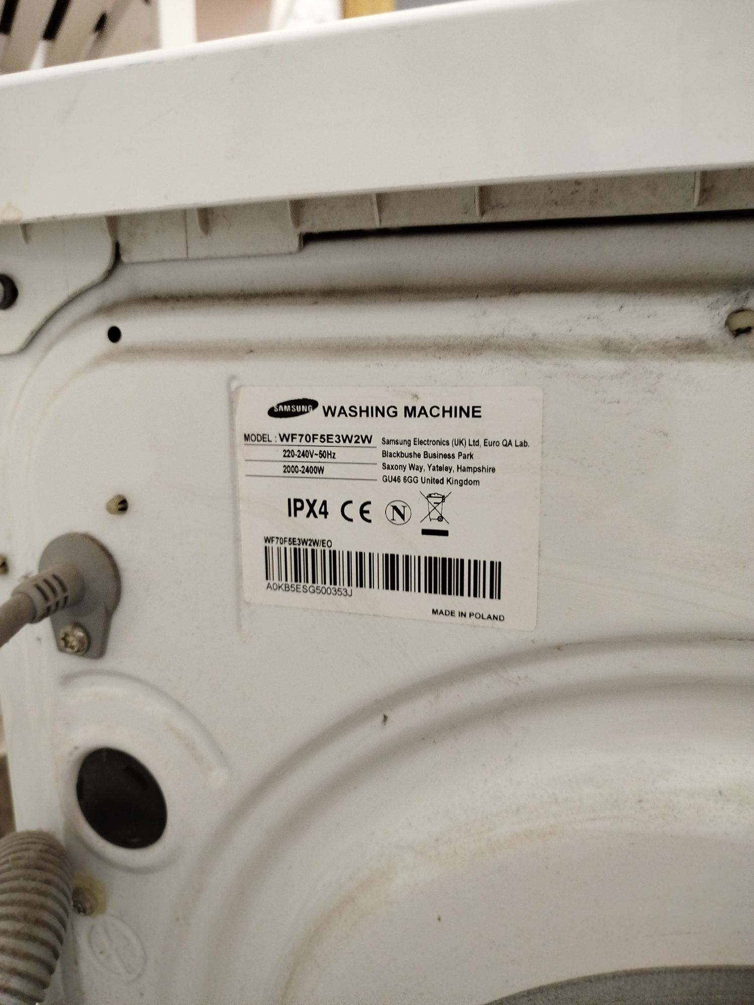 Sprzedam pralkę Samsung