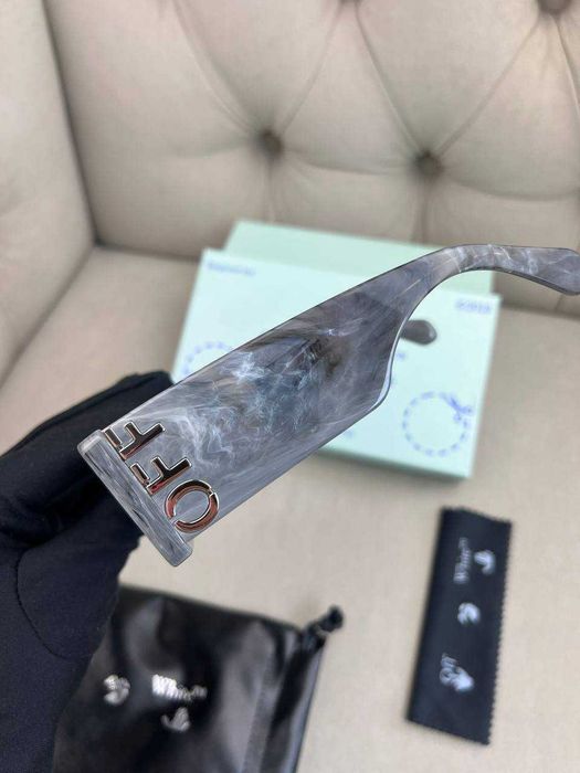 Мужские очки Off White темные очки Офф Вайт солнцезащитные очки g246