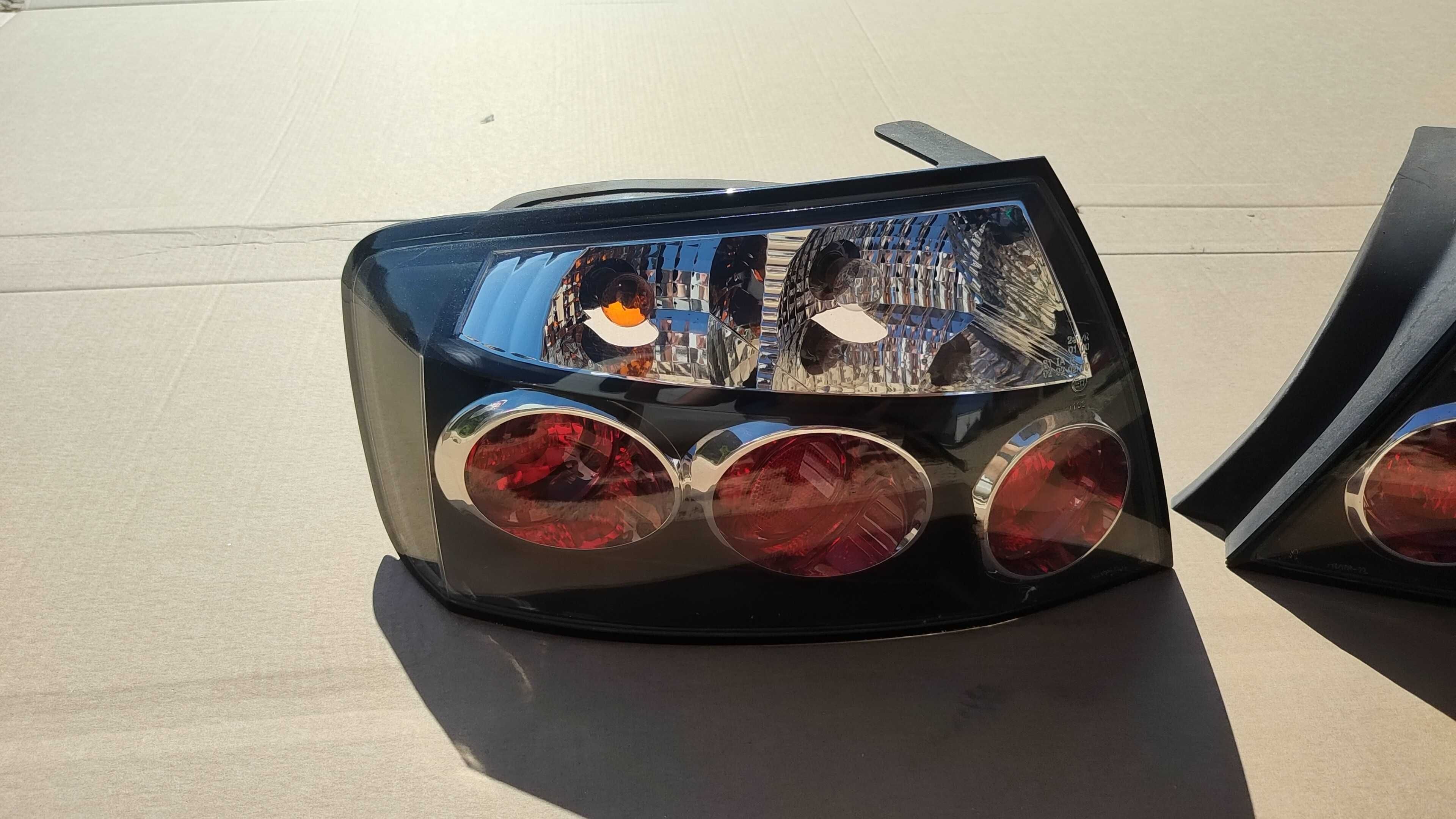 Lampy tył Lewa Prawa Kpl Peugeot 407 Sedan 02-08.r SZKŁO BDB Tuning