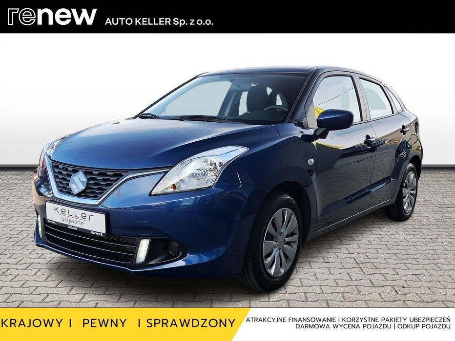Suzuki Baleno 1.2 90KM / Premium Plus / Jak nowy! / Krajowy / Dealer Keller Gliwice
